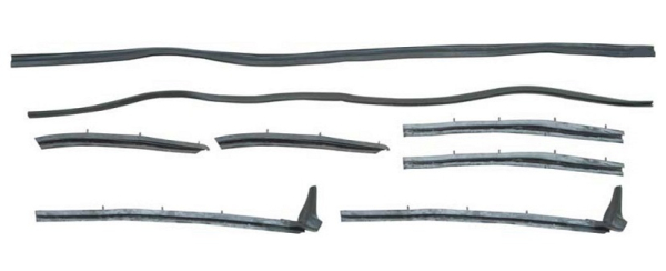Verdeck-Dichtungen-Kit für 1955-57 Chevrolet Bel Air Convertible - ohne Stoff-Ummantellung
