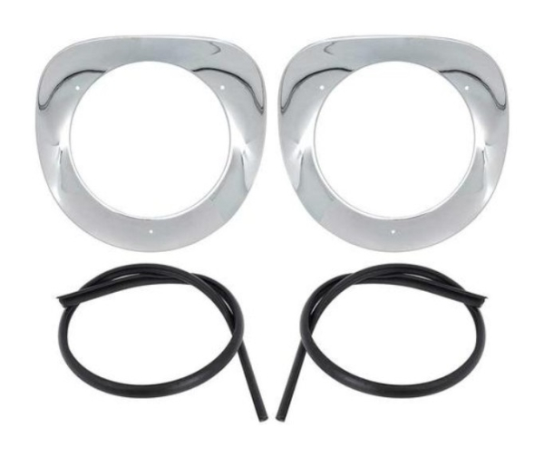 Headlight Bezels for 1955-57 Chevrolet/GMC Pickup - Pair