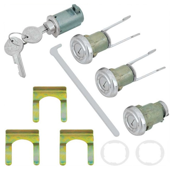 Schlösser-Set A für 1955 und 1957 Chevrolet 150/210/Bel Air