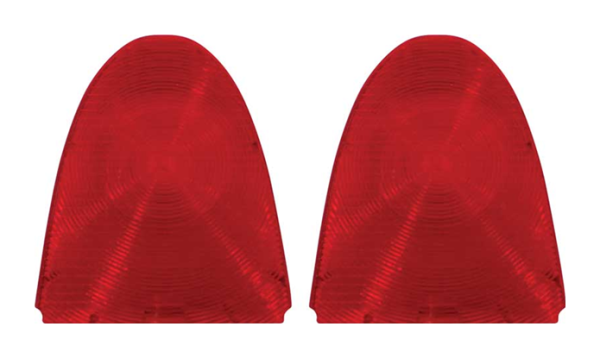 Inner Tail Lamp Lenses for 1955 Chevrolet 150/210/Bel Air /Nomad - Pair