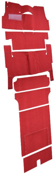 Carpet for 1955 Chevrolet Nomad 2 Door Station Wagon with Bench Seat - with Cargo Area Carpet