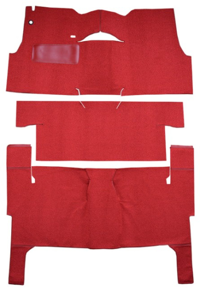 Carpet for 1955 Chevrolet Nomad 2 Door Station Wagon with Bench Seat - without Cargo Area Carpet