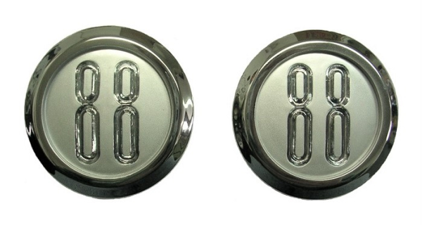 Fender Emblems for 1955 Oldsmobile Super 88 - 88/Pair