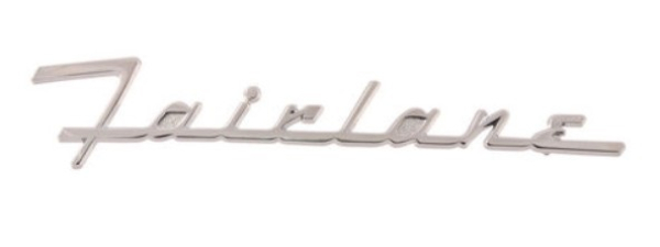 Rear Emblem for 1955 Ford Fairlane - Script Fairlane