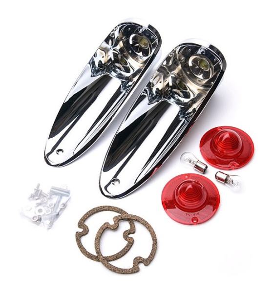 Tail Lamp Assemblies for 1956-57 Chevrolet Corvette - Pair