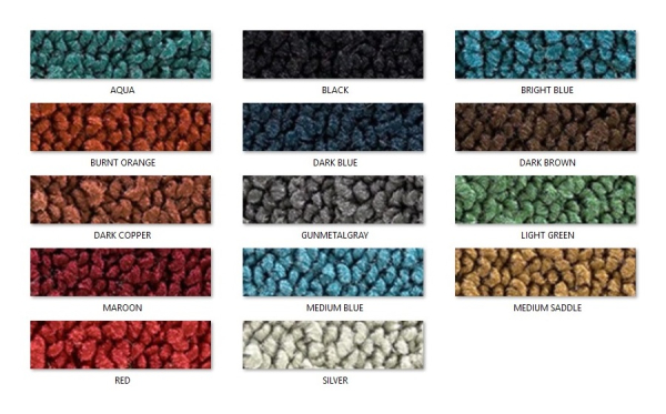 Carpet for 1957 Chevrolet Bel Air 2 Door Sedan with Bucket Seat