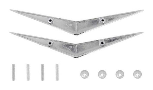 Door Emblems for 1957 Chevrolet Pickup - V-Emblems