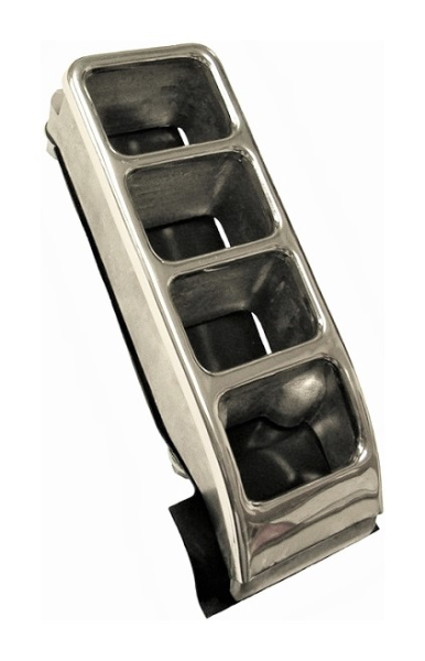 Dual Exhaust Bumber Ornament for 1957 Oldsmobile 88, Super 88 and 98