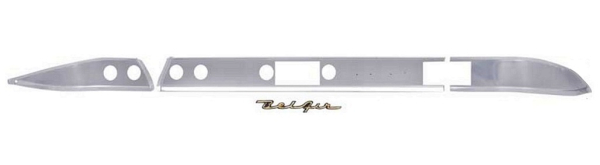 Dash Trim Set for 1957 Chevrolet Bel Air - with cut-out for the radio