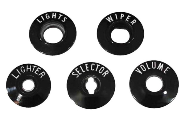 Dash Bezel Insert Set for 1957 Chevrolet 150/210/Bel Air