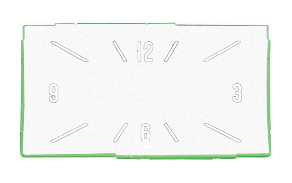 Dash Clock Lens for 1957 Chevrolet 150/210/Bel Air - With Two Holes