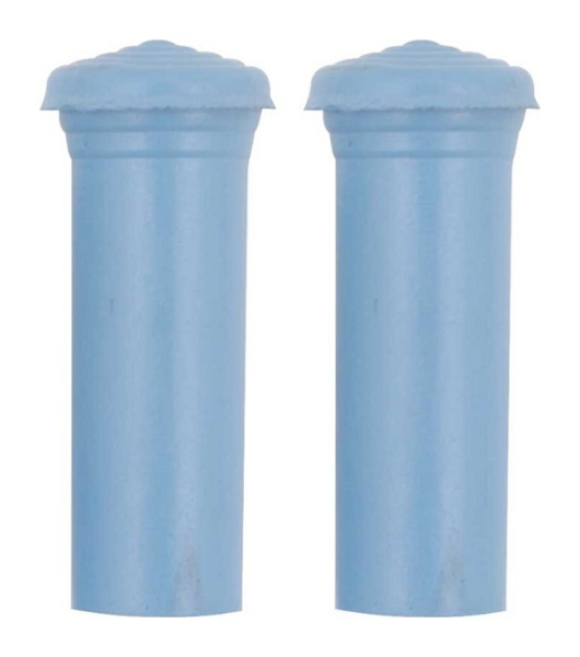 Door Lock Knobs -Light Blue- for 1958-60 Chevrolet Full-Size Models - Pair