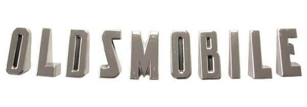Trunk Letter Set for 1958 Oldsmobile Super 88 and 98 - OLDSMOBILE