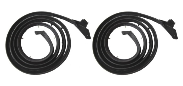 Door Weatherstrips for 1959-60 Pontiac Bonneville 2 Door Hardtop and Convertible