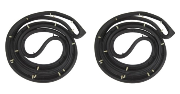 Rear Door Weatherstrips for 1959-60 Pontiac Bonneville 4 Door Station Wagon