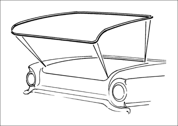 Trunk Lid Seal for 1960-62 Ford Galaxie