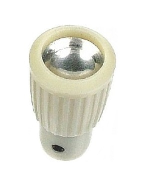 Heater/Wiper Switch Knob for 1960-63 ford falcon - white/Chrome