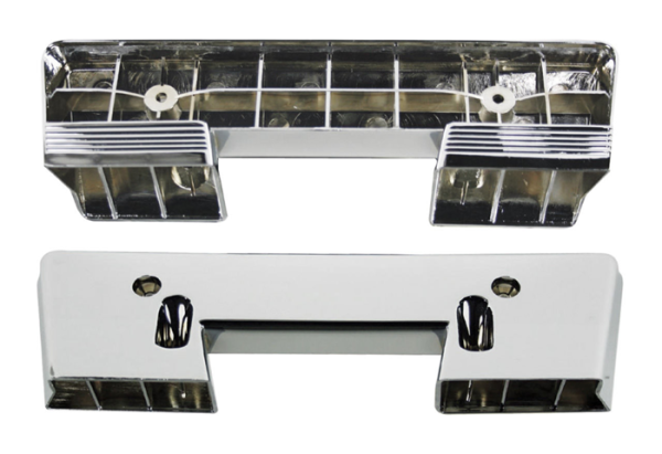 Vordere Armlehnen-Basis für 1960-67 Pontiac Catalina - Verchromt / Paar