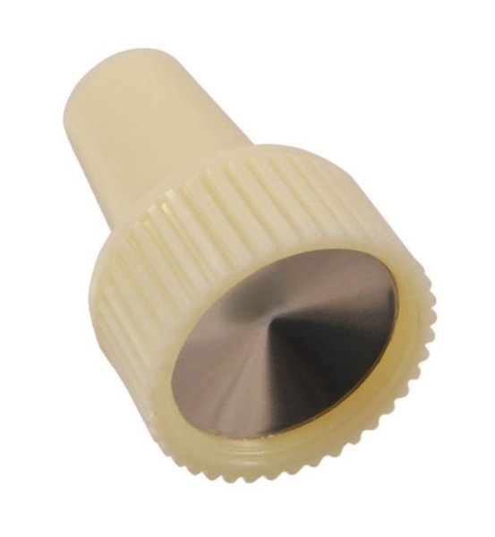 Air Vent Knob for 1960 Ford Thunderbird - white/silver
