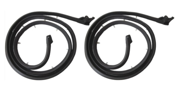 Front Door Weatherstrips for 1961-62 Pontiac Catalina 4 Door Hardtop