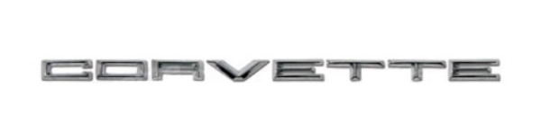 Front Letters Set for 1961-62 Chevrolet Corvette - CORVETTE
