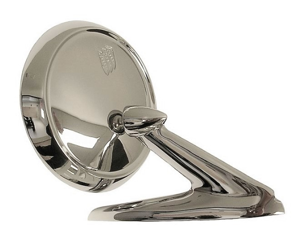 Outer Door Mirror for 1961-62 Buick Skylark - with "Tri-Shield" Buick Logo