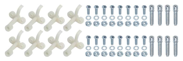 Scheinwerfer Einstellschrauben-Set für 1961-63 Oldsmobile F85 und Cutlass