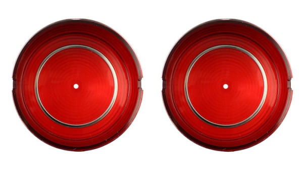 Tail Lamp Lenses -A- for 1961 Cadillac - Pair/without "GUIDE" Markings