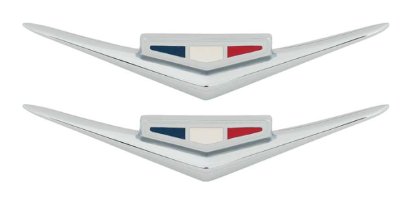 Kotflügel-Embleme für 1962-63 Chevrolet Impala 283 - Paar
