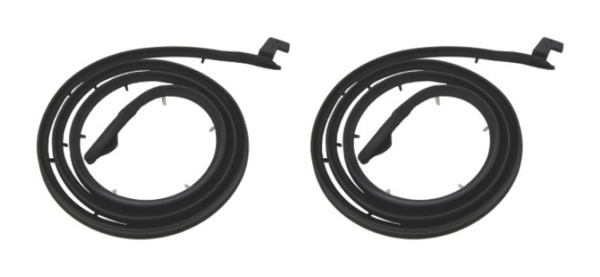 Door Weatherstrips for 1962-63 Oldsmobile F-85 2-Door Hardtop and Convertible - Pair