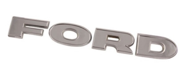 Grill Panel Emblem for 1962-64 Ford F100-F750 - Letters Set FORD
