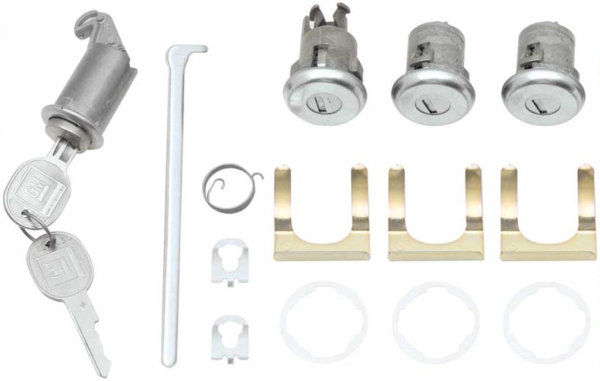 Schlösser-Set -B- für 1962-65 Chevrolet Chevy ll / Nova Modelle