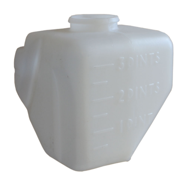Windshield Washer Fluid Jar for 1962-66 Pontiac Grand Prix - White / 2nd Design