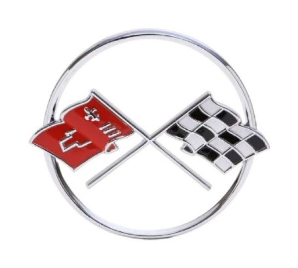 Front Emblem with Adhesive Tape for 1962 Chevrolet Corvette