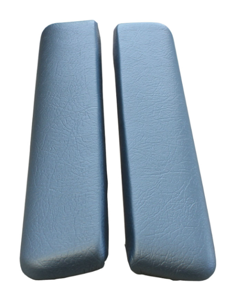 Front Armrest Pads for 1962 Pontiac Grand Prix - Light Blue S56 / Pair