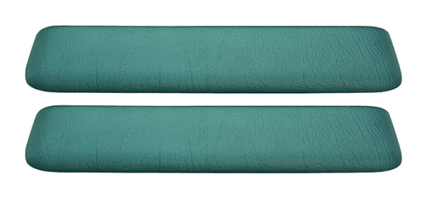 Front Armrest Pads for 1963-64 Pontiac Bonneville - Aqua / Pair