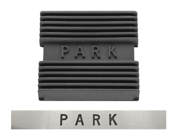 Parking Brake Pedal Pad for 1963-64 Buick Riviera - Black