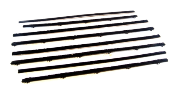 Fensterschacht-Leisten Kit für 2-türige 1963-65 Ford Fairlane Hardtop