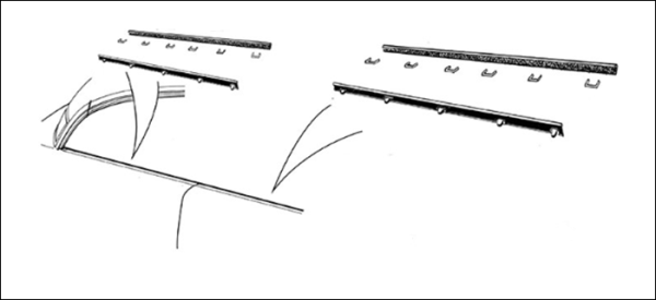 Door and Quarter Window Glass Anti-Rattler Kit for 1963 Ford Galaxie 2 Door Hardtop Fastback