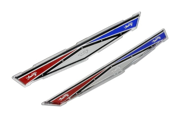 C-Pillar Emblem Inserts for 1963 Ford Galaxie - Set