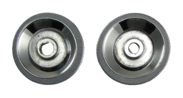Radio Bezels for 1964-65 Pontiac Tempest - Pair