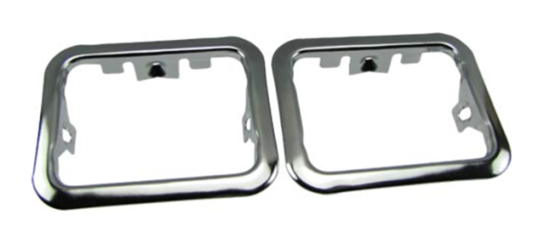 Rear Ashtray Bezels for 1964-67 Pontiac Tempest Convertible - Pair