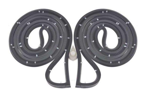 Rear Door Weatherstrip for 1964 Buick Wildcat 4 Door Sedan - Pair