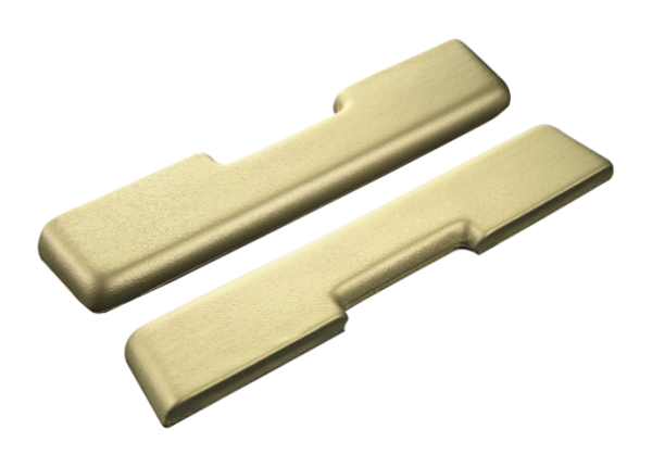 Front Armrest Pads for 1965-66 Pontiac Bonneville - Gold / Pair