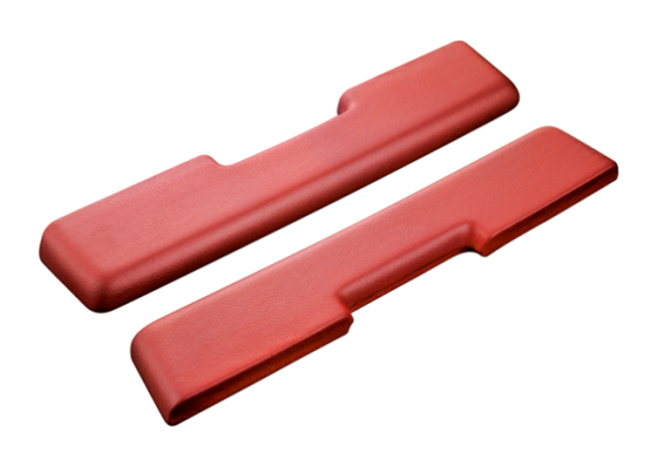 Vordere Armlehnen-Polster für 1965-66 Pontiac Grand Prix - Bright Red / Paar