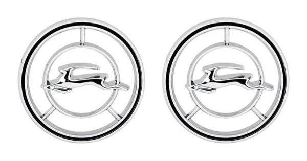 Kotflügel-Embleme "Circle" für 1965-66 Chevrolet Impala - Paar