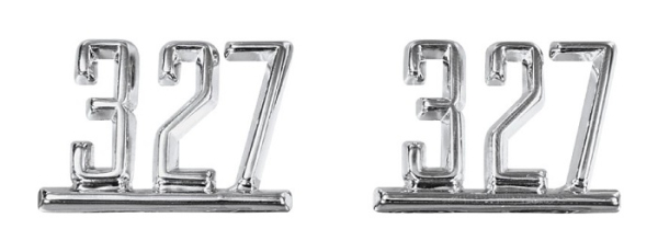 Kotflügel-Embleme für 1965-67 Chevrolet Chevelle 327 - Paar