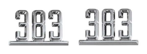 Kotflügel-Embleme für 1965-67 Chevrolet Chevelle 383 - Paar