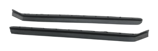 Vertikale Dichtungen der hinteren Seitenfenster für 2-türige 1965-68 Ford Galaxie & LTD Hardtop und Convertible - Paar