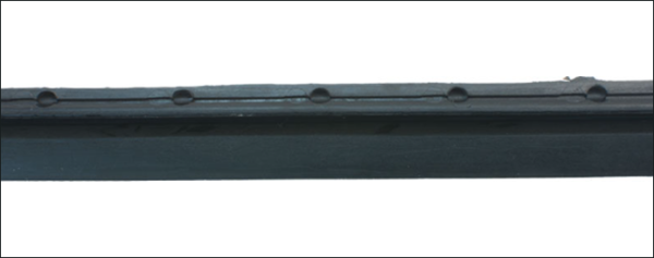 Vertikale Dichtungen der hinteren Seitenfenster für 2-türige 1965-68 Ford Galaxie & LTD Hardtop und Convertible - Paar